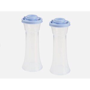 Tupperware Large Tall Hour Glass Hourglass 6 " Salt & Pepper Shaker